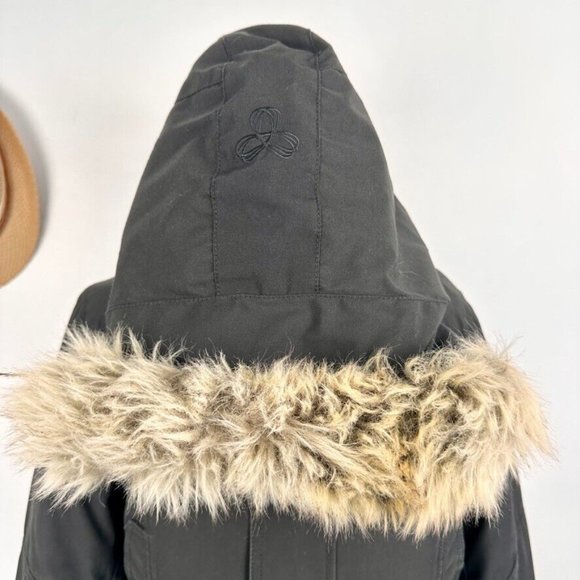 Aritzia Tna Womens Bancroft Parka Winter Coat Black Size M Warmest Goose Down - Picture 2 of 16